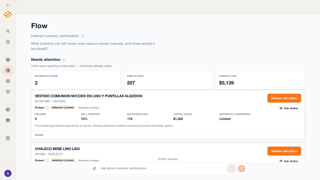 Hebra Flow — governed Protect Decision continuing through owned-channel execution